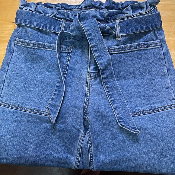 Candace Cameron Bure Petite Pacific Denim Paperbag Waist Jean 0P A556278 - Picture 6 of 13